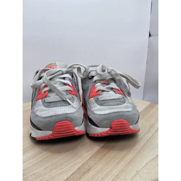 Nike Air Max 90 Toddler Size 13C Red/White/Dark Gray Sneakers DC8332-100 - Picture 2 of 9